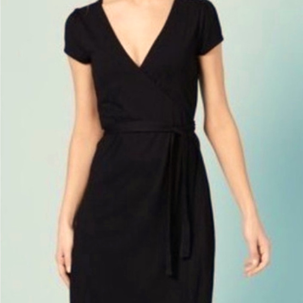Boden - NWT Black Summer Wrap Dress - Size 6R